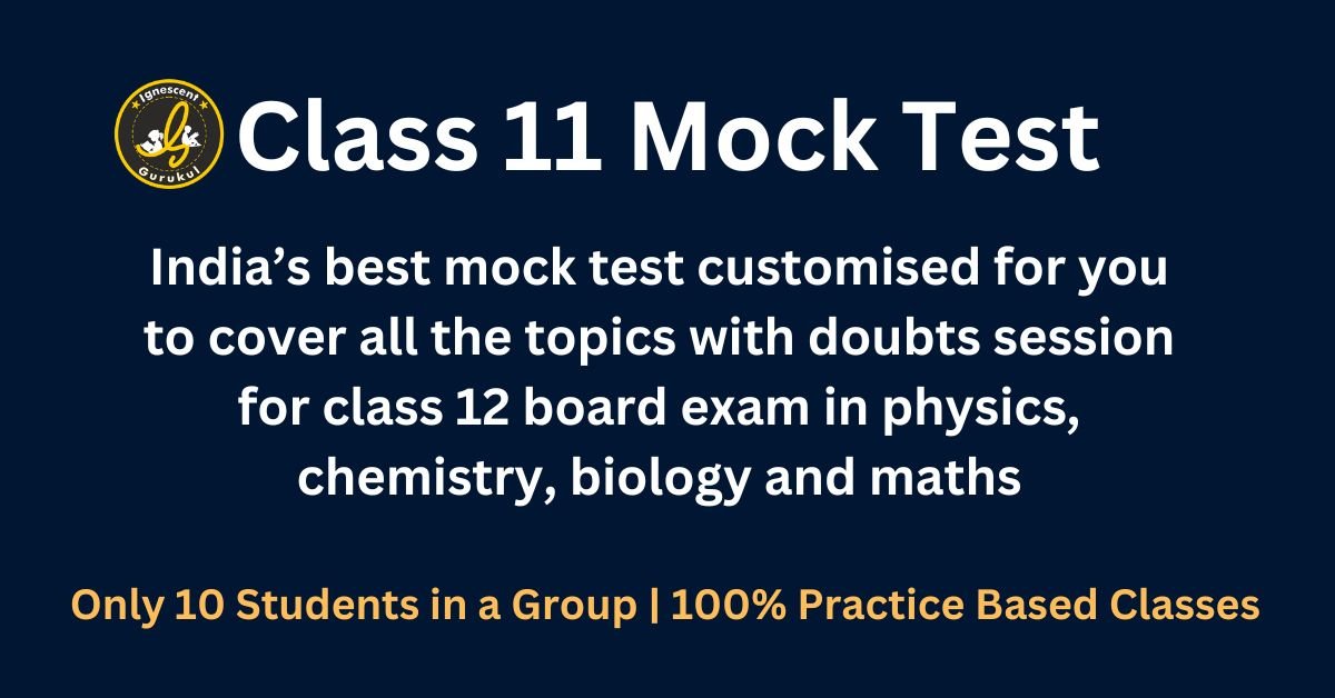 Class 11 Mock Test Series